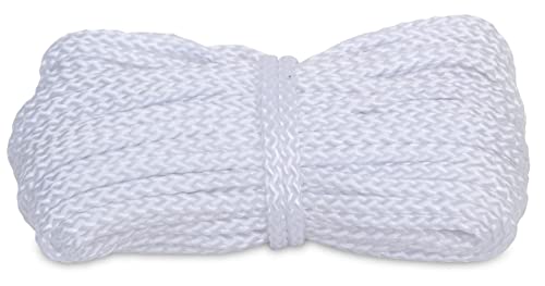 Windhager 10709 Mounting Cord for Sun Sail, Polypropylene Rope, Plastic Rope, Universal Rope, All-Purpose Rope, Knit, 10 m x 4 mm, White