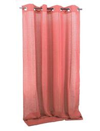 ForenTex Curtains Room Making 145 x 260 cm Curtains with Eyelets for Windows Living Room and Bedroom Doors, Polyester, Pearl Pink Z-0529