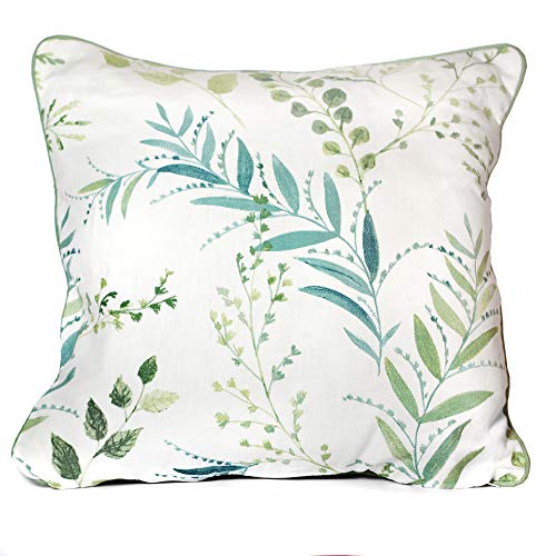 Fusion - Fernworthy - 100% Cotton Cushion Cover - 43x43cm (17x17) in Green