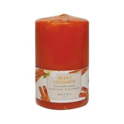 Roura Cinnamon Scented Pillar Candle, 100 x 60 mm