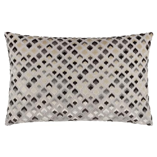 Paoletti Lexington Velvet Jacquard Polyester Filled Cushion