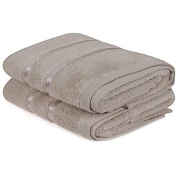WELL HOME MOBILIARIO & DECORACIÓN Hand Towel Set (2 Piece) Light Brown