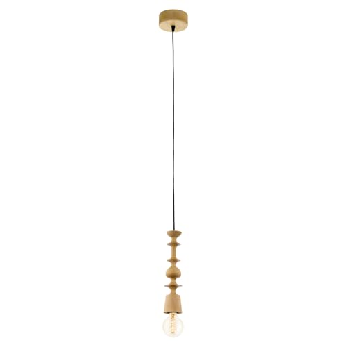 EGLO Avoltri 60 W Wooden Pendant Light - Oak
