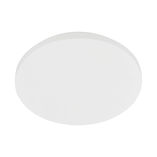 Eglo LED Ceiling Light Fixture Pogliola-E, Starry Sky lamp with Crystal Effect, Motion and Dusk Sensor, White Metal and Plastic, Neutral White, Ø 31 cm