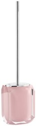 Gedy Chanelle Toilet Brush, Resin, Pink, 8.6 x 10.6 x 45.7