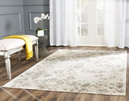 Safavieh Traditional Indoor Woven Rectangle Area Rug, Vintage Collection, VTG182, in Stone, 122 X 170 cm for Living Room, Bedroom or Any Indoor Space