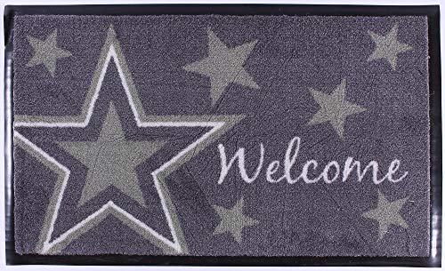 Decorative Coir Entrance Door Mat Welcome 75 cm x 45 cm