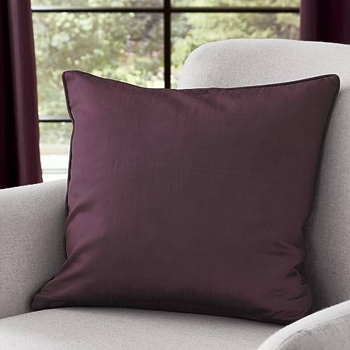 Catherine Lansfield Faux Silk 45x45cm Cushion Cover Heather