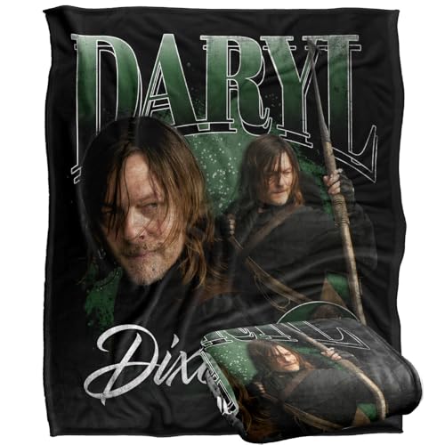 popfunk The Walking Dead Daryl Dixon Daryl Homage Silky Touch Super Soft Throw Blanket 152 X 127 Cm