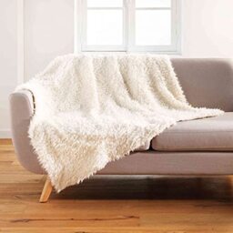 Douceur d'Intérieur Indoor Blanket Sheep, Multi-Colour, 180 x 220 cm
