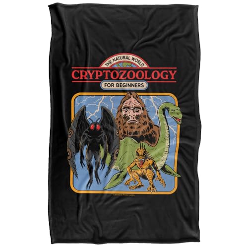 Steven Rhodes Cryptozoology For Beginners Silky Touch Super Soft Throw Blanket 91 X 147 Cm
