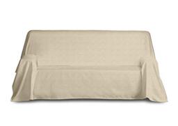 Blindecor Paula Multi-Purpose Bedspread, Acrylic, Beige, 230 x 260 cm