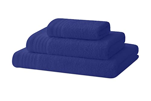 Degrees home - Bath Towel Set - Shower Towel, Hand Towel and Bidet Towel - 100% Cotton - 480 g/m2