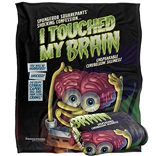 Spongebob Touched My Brain Silky Touch Super Soft Throw Blanket 152 X 127 Cm