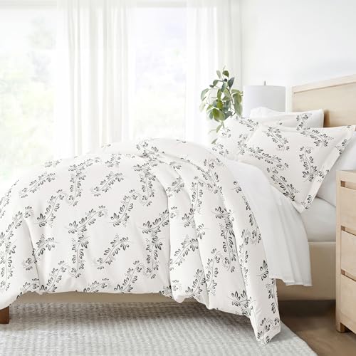 Linen Market Twin Duvet Cover (Gray) - Experience Hotel-Like Comfort with Unparalleled Softness, Exquisite Prints & Solid Colors for a Dreamy Bedroom ???Duvet Cover Twin Set with 1 Pillow Sham