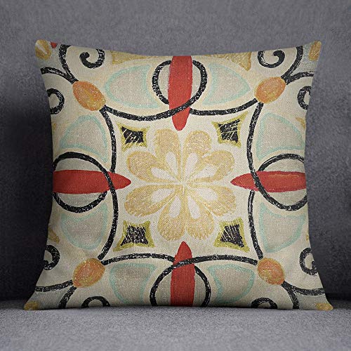Bonamaison Decorative Cushion Cover, Throw Pillow Case, Size: 45X45 Cm - Designed and Manufactured in Turkey