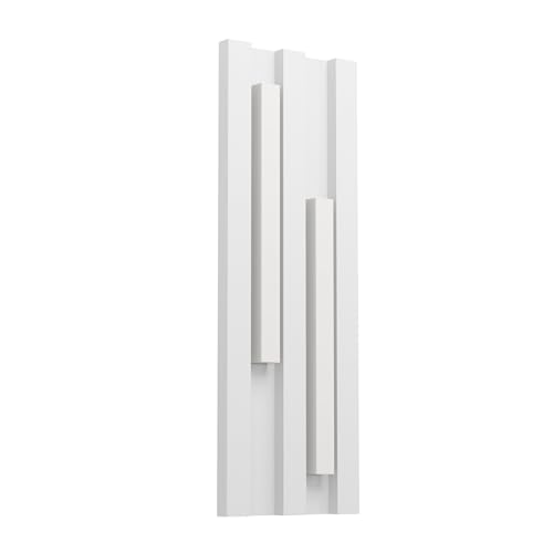Eglo LED Outdoor wall spot Light Fandina, Outside wall lamp Rectangular, Porch Lighting Made of Metal in White, Warm White, IP55