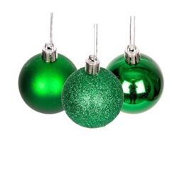 50mm/9Pcs Christmas Baubles Shatterproof Dark Green, Christmas Tree Decorations Ball Ornaments Balls Xmas Hanging Decorations Holiday Decor - Shiny,Matte,Glitter