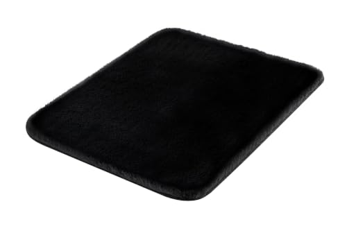 Kleine Wolke Cony Bath Mat Black Material: 100% Polyester Size: 55 x 65 cm