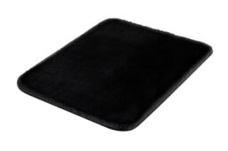 Kleine Wolke Cony Bath Mat Black Material: 100% Polyester Size: 55 x 65 cm