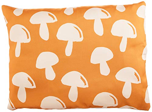 BonaMaison Decorative Cushion Cover, Orange-Off White Throw Pillow Covers, Home Decorative Pillowcases for Livingroom, Sofa, Bedroom, Size: 45X60 Cm - Designed and Manufactured in Turkey