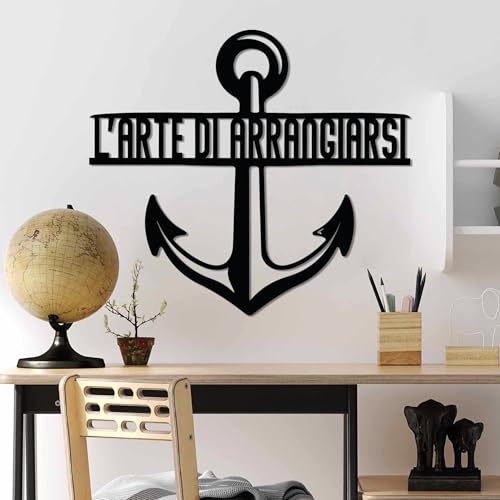 Stylish Black Decorative Metal Wall Accessory, 56 x 50 cm, 100% Metal, 1.5 mm Thickness, Lightweight & Modern Design for Home Decor