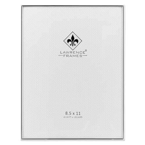 Lawrence Frames 650081 Silver Metal 8-1/2 x 11-Inch Picture Frame