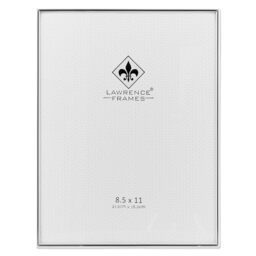 Lawrence Frames 650081 Silver Metal 8-1/2 x 11-Inch Picture Frame
