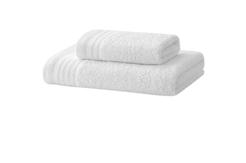 Degrees home - Bath towel set - Bidet towel and hand towel - 100% cotton - 480 g/m2