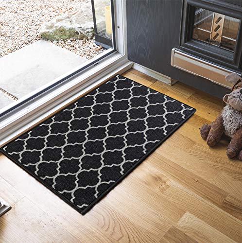 Serdim Rugs Washable Door Mat Kitchen Mats Non Slip Trellis Design Hall Runner- Indoor Door Mat - Hallway-Passage Corridor Doormats - Floor Mat