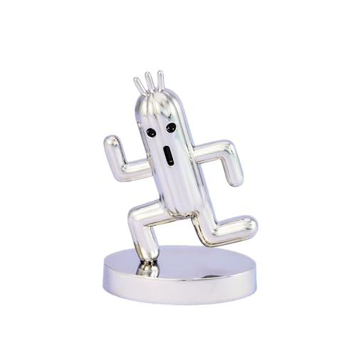Square Enix Final Fantasy Bright Arts Gallery Metal Cactus Figurine, Silver