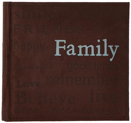 "Pioneer Photo Albums 4"" x 6"" Faux Suede Album (200 Photos), Multicolor"