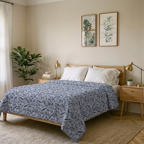 Karma Line Summer Quilt Made in Italy Printed Soft Microfibre Bedspread – Spring Summer Mid-Season Quilt – Elite, Double 250 x 240 cm