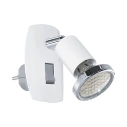 Eglo LED Night Light Plug in wall Mini 4, Spotlight with Switch