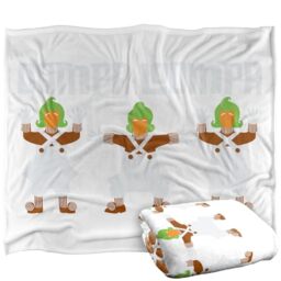 "LOGOVISION Willy Wonka and The Chocolate Factory Oompa Loompa Silky Touch Super Soft Throw Blanket 50""x60"""