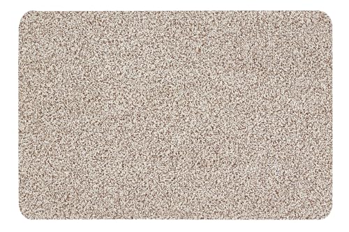 andiamo Samson 700610 Cotton Floor Mat Washable at 30 °C, COTTON, beige, 40x60