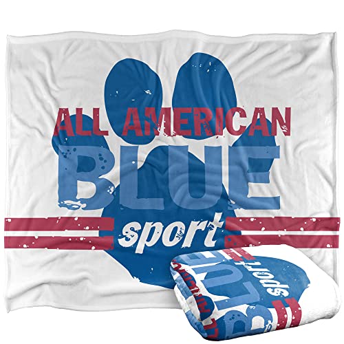 Blues Clues All American Blue Sport Silky Touch Super Soft Throw Blanket 152 X 127 Cm