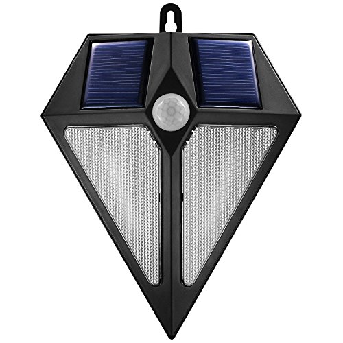 Maclean MCE168 LED Solar Lamp Twilight Motion Sensor Solar Lights Outdoor Lighting Quality (MCE168 2X Solar)