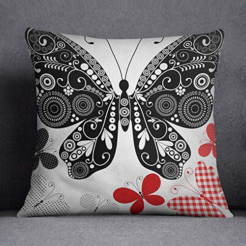 Bonamaison Decorative Cushion Cover, Cotton Polyester, Multicolor, 45X45
