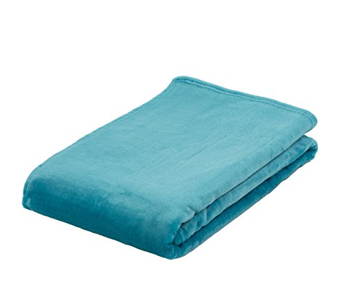 G??zze - Cosy Living Room Blanket/Throw, Memphis, Heavy Fabric Weight 300 g/m??, 180 x 220 cm - Petrol