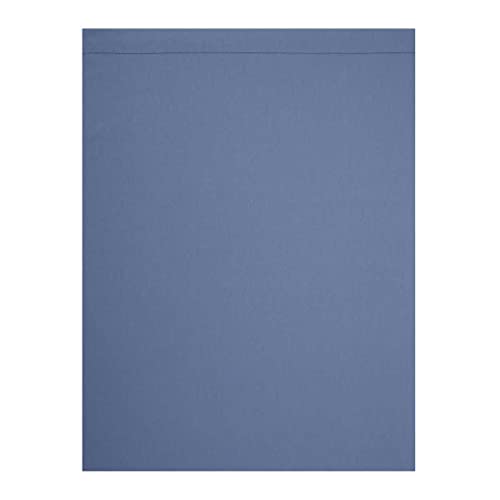Essix Plain Cotton Flat Sheet, Made in France, 180 x 290 cm