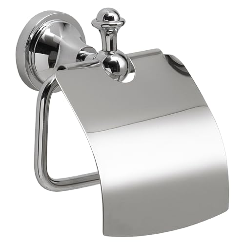 Gedy Toilet roll holder with lid Nevis Chrome