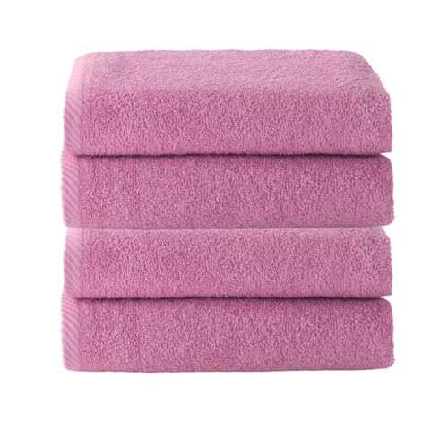 Top Towel Plus Set of 4 Bath Towels and Washbasin 100% Cotton - Soft, Absorbent and Durable Towels 50 x 100 cm - Ideal Set for Modern Bathroom