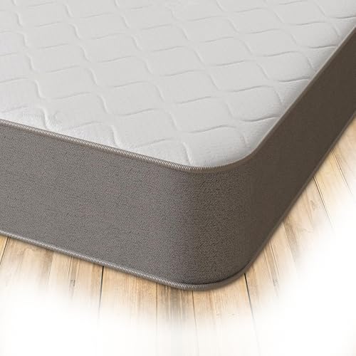 Starlight Beds Cooltouch Grey Essentials Foam Free Mattress. Maximum Value, Plush Feel, 18cm Deep, Sprung 2ft6 Small Single Mattress, 2ft6 x 6ft3 (75cm x 190cm)