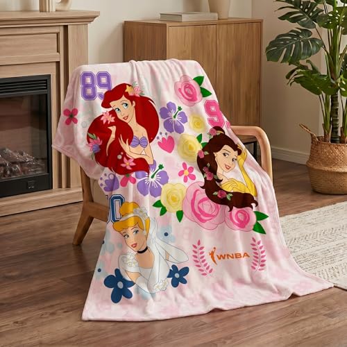 Northwest Disney Princesses, Silk Touch Throw Blanket, 46 x 60 Inches