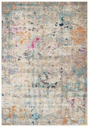 Safavieh Modern Chic Rug for Living Room Dining Room Bedroom - Madison Collection Short Pile, Grey and Gold, 24 x 36 Inch