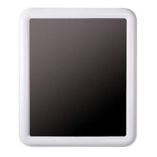 TATAY Rectangular mirror, with glossy white plastic frame Sizes 55 x 4.3 x 65 cm