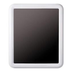 TATAY Rectangular mirror, with glossy white plastic frame Sizes 55 x 4.3 x 65 cm