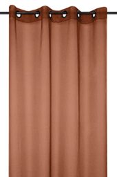 Stof Lovely Casa - Voile - Monna Model - Terracotta - 140 x 280 cm - 100% Polyester