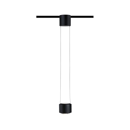 Paulmann 94972 Aldan URail LED Pendant 860lm / 460lm 8.5 / 1x4.5W 2700K dimmable 230V Black matt Rail System